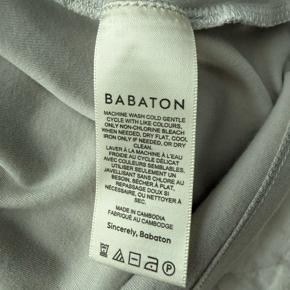 Babaton Light Gray Short Sleeve Tee - Picture 8 of 8